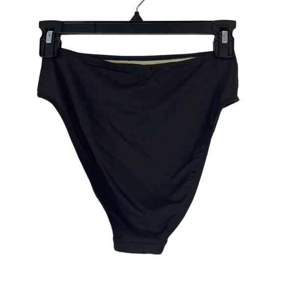 WeWoreWhat bikini bottoms black mid rise - Picture 3 of 4